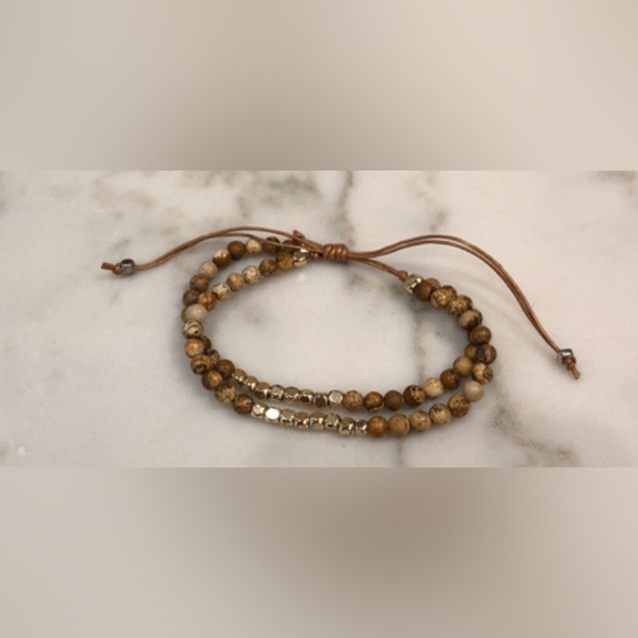 🔥Boutique - Wooden Adjustable Beaded Bracelet - Picture 1 of 1